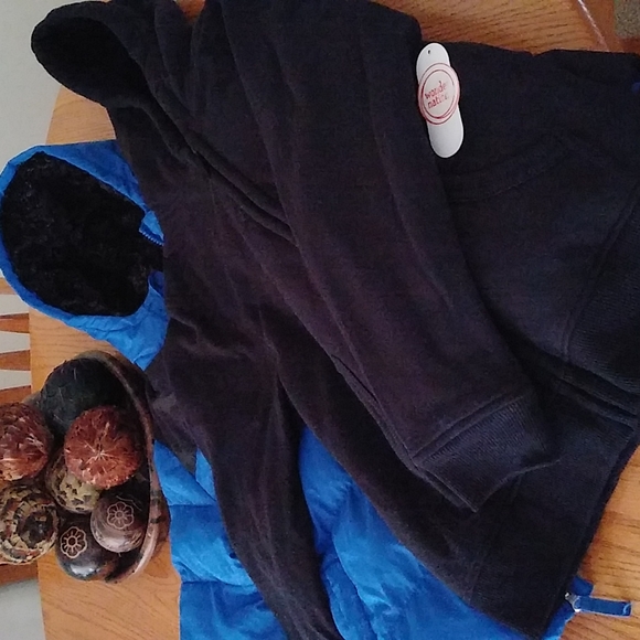 Boy's/Youth Winter Coat and Fleece Hoodie Bundle. Size L 10-12. Wonder Nation. - Picture 1 of 9